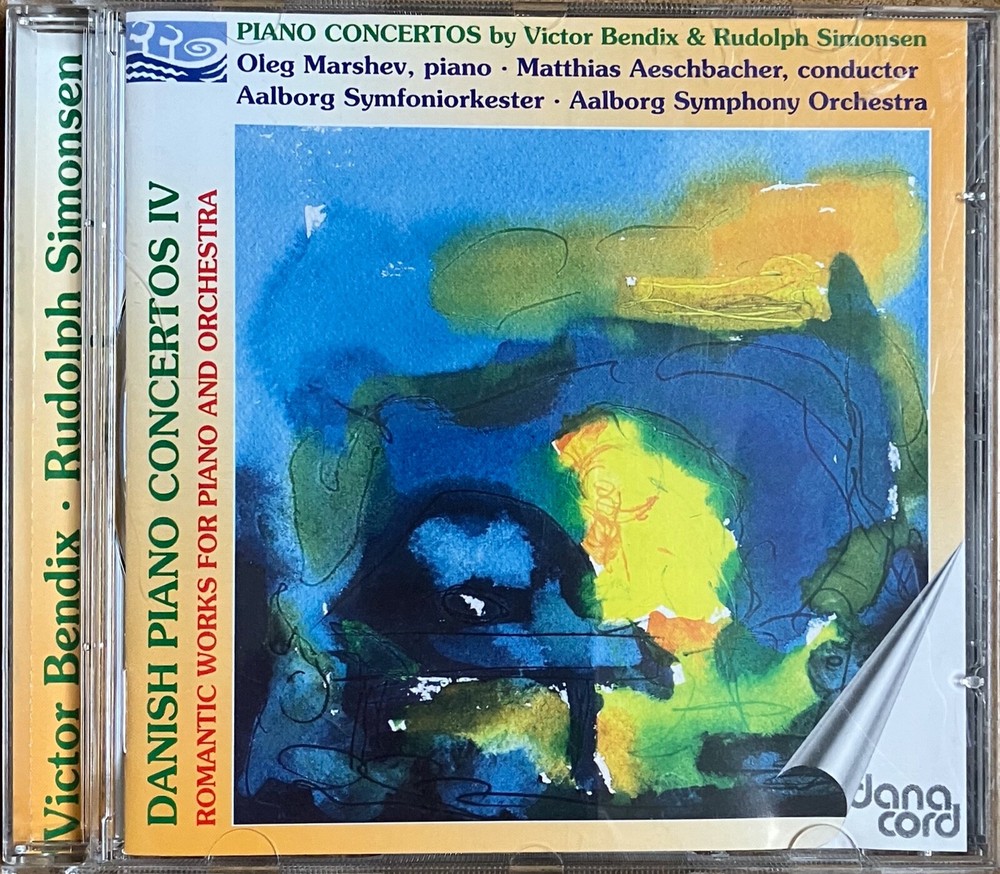 Danish Piano Concertos Vol 4 Victor Bendix Rudolph Simonsen Aalborg Symphony Classic Performances  