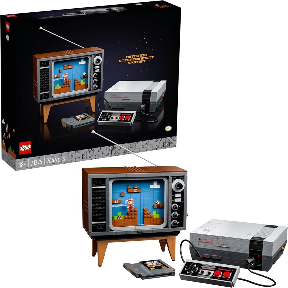 LEGO 71374 Super Mario: Nintendo Entertainment System Block Toy 18+ New