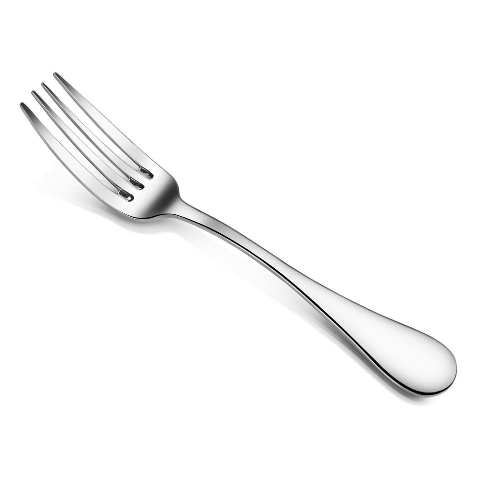 59328 Rain 18/10 Stainless Steel Dinner Fork, 7.6-Inch, Set of 12, Silver