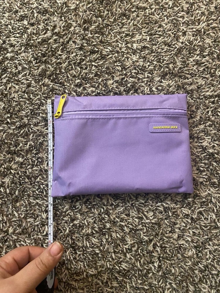 Mandarina Duck Lavender Cosmetic Makeup Bag For Turkish Airlines