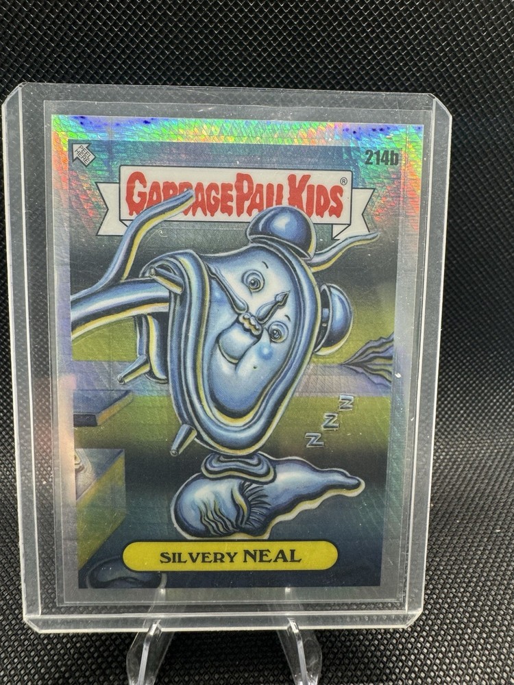 2022 Garbage Pail Kids Chrome Series 5 Prism Refractor #214b Silvery Neal