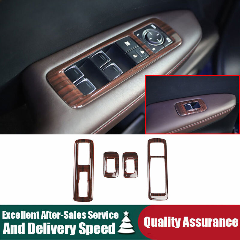 2016-2020 Lexus RX350 450h Wood Grain Window Switch Cover Trim