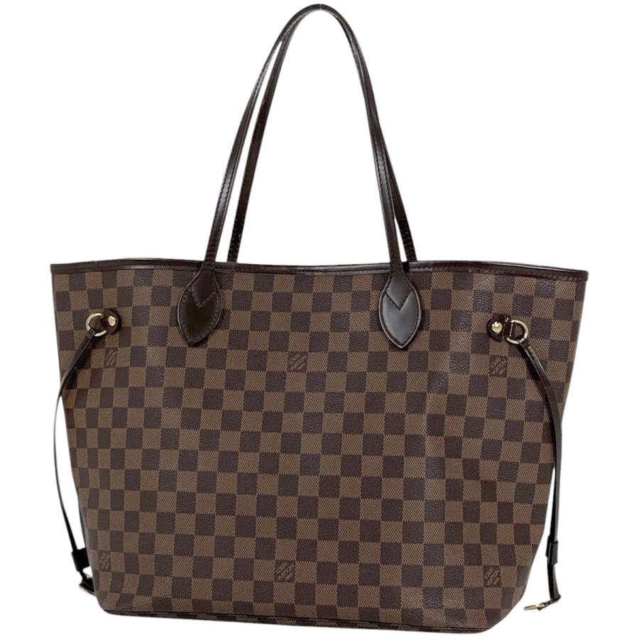 Louis Vuitton Neverfull MM Damier Brown Tote Bag N51105 Pre-Owned
