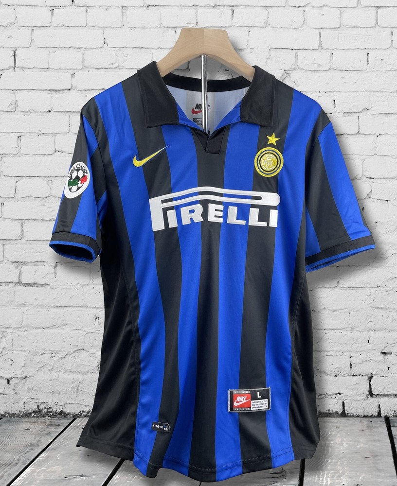 Ronaldo #9 - Inter Milan 1998-1999 Home Jersey - Iconic Serie A Kit
