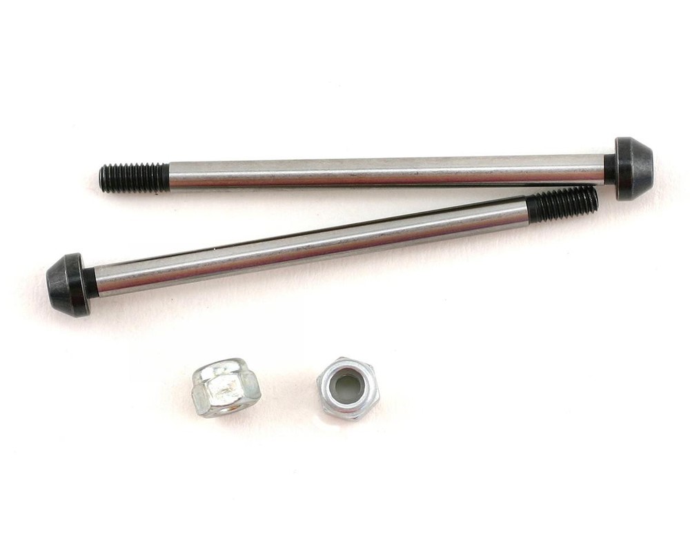 Mugen Seiki Option Rear Lower Suspension Shaft w/Nuts (2) [MUGE0124]