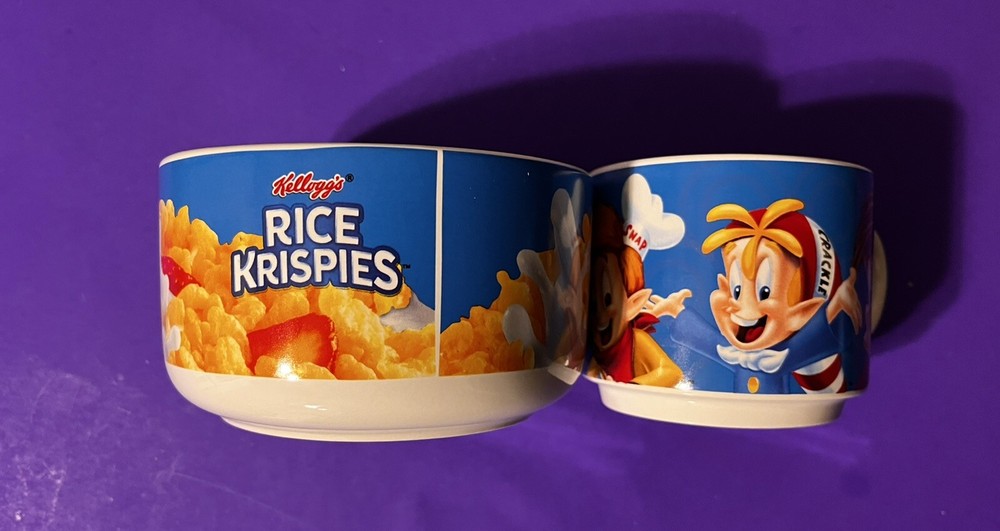 Kellogg's Rice Krispies Snap Crackle Pop Coffee Mug and Cereal Bowl Set
