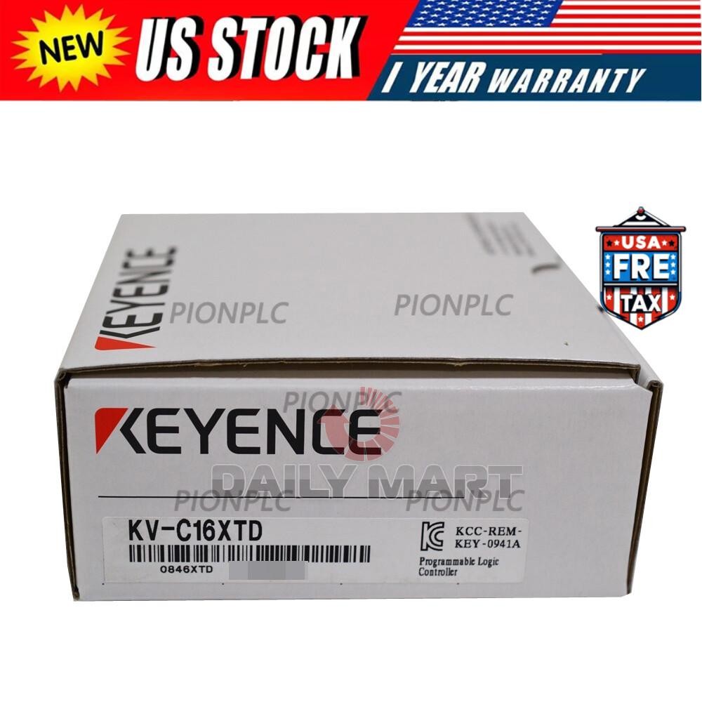 New In Box Keyence KV-C16XTD Input Output Module  US Free TAX