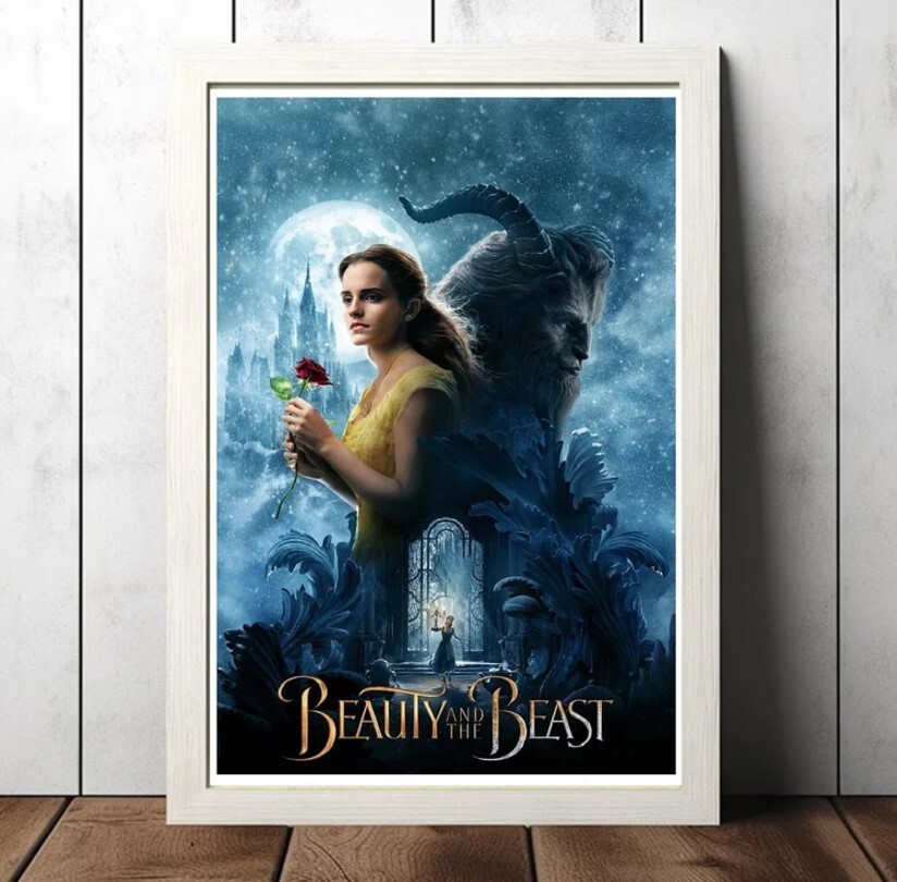 Beauty and the Beast 2017 Fantasy Adventure Movie Poster