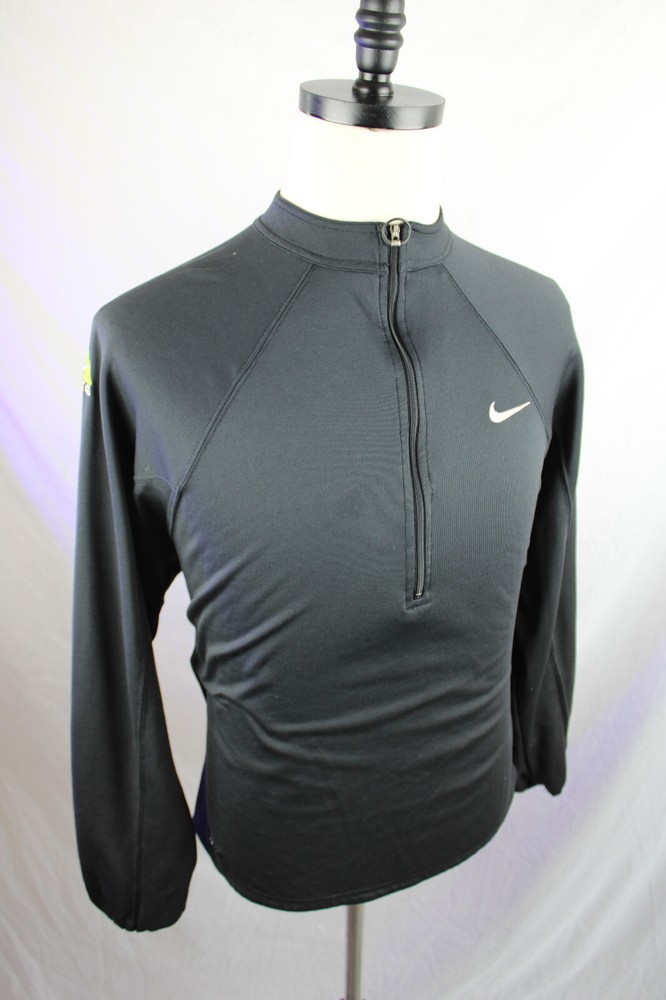Nike ACG Dri-Fit Pullover Jacket Men's Medium Vented Black Made In USA Vtg 90s