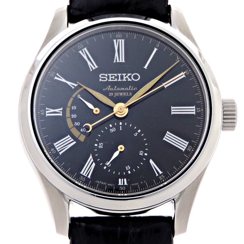 Seiko SARW013 Men's Leather Strap Mechanical Watch 6R27-00G1 DH85765