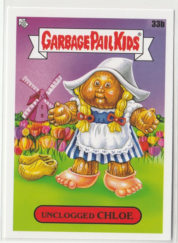 Unclogged Chloe 33b Garbage Pail Kids GPK 2021 Vacation Series Card