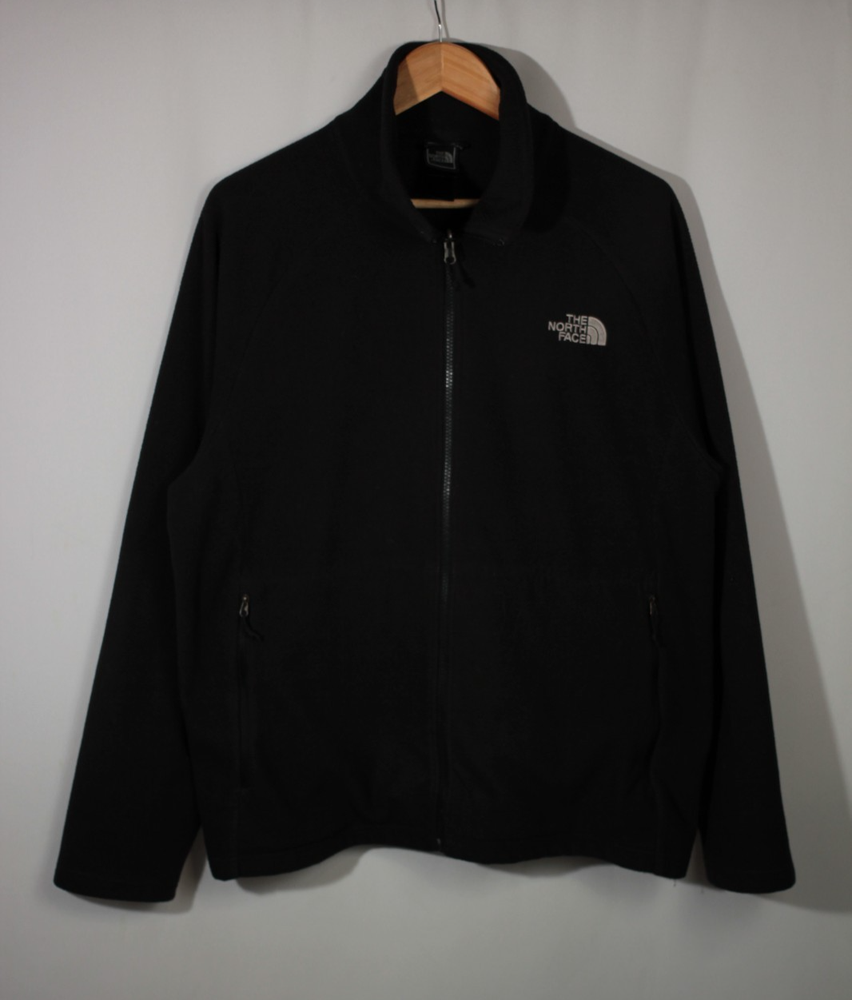 Mens The North Face Blk full-zip fleece outdoors jacket