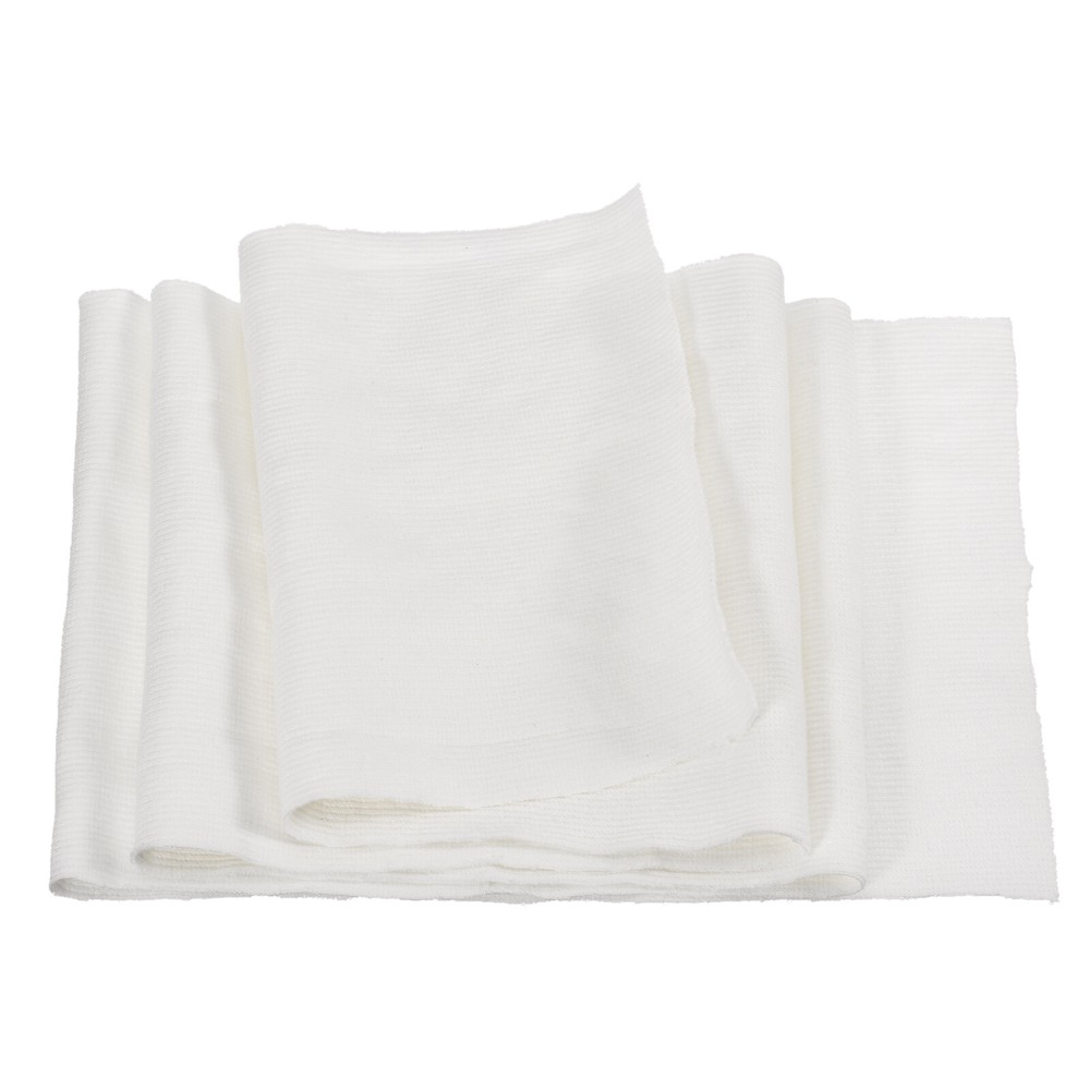 20cmx1m Elastic Cuff Ribbed Trim Cotton Fabric Knit Stretch Band Cream White