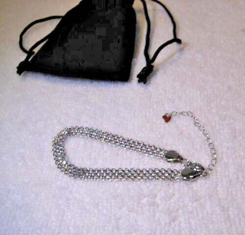 DOTEFFIL Solid 925 Silver Classic 8mm Bracelet 4.5g Jewelry #3003EPC