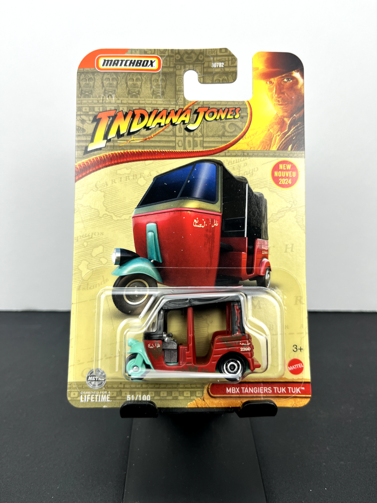 Matchbox 2024 Mainline Indiana Jones MBX Tangiers Tuk Tuk Red #51