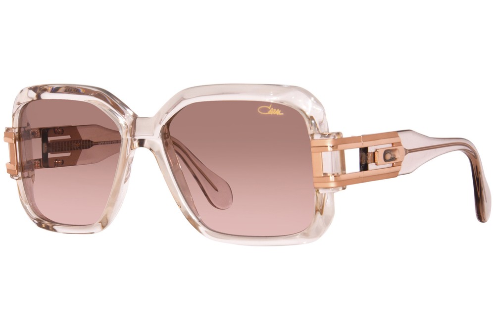 Cazal Legends 623 Rose Gold Brown Gradient Square Sunglasses 57mm