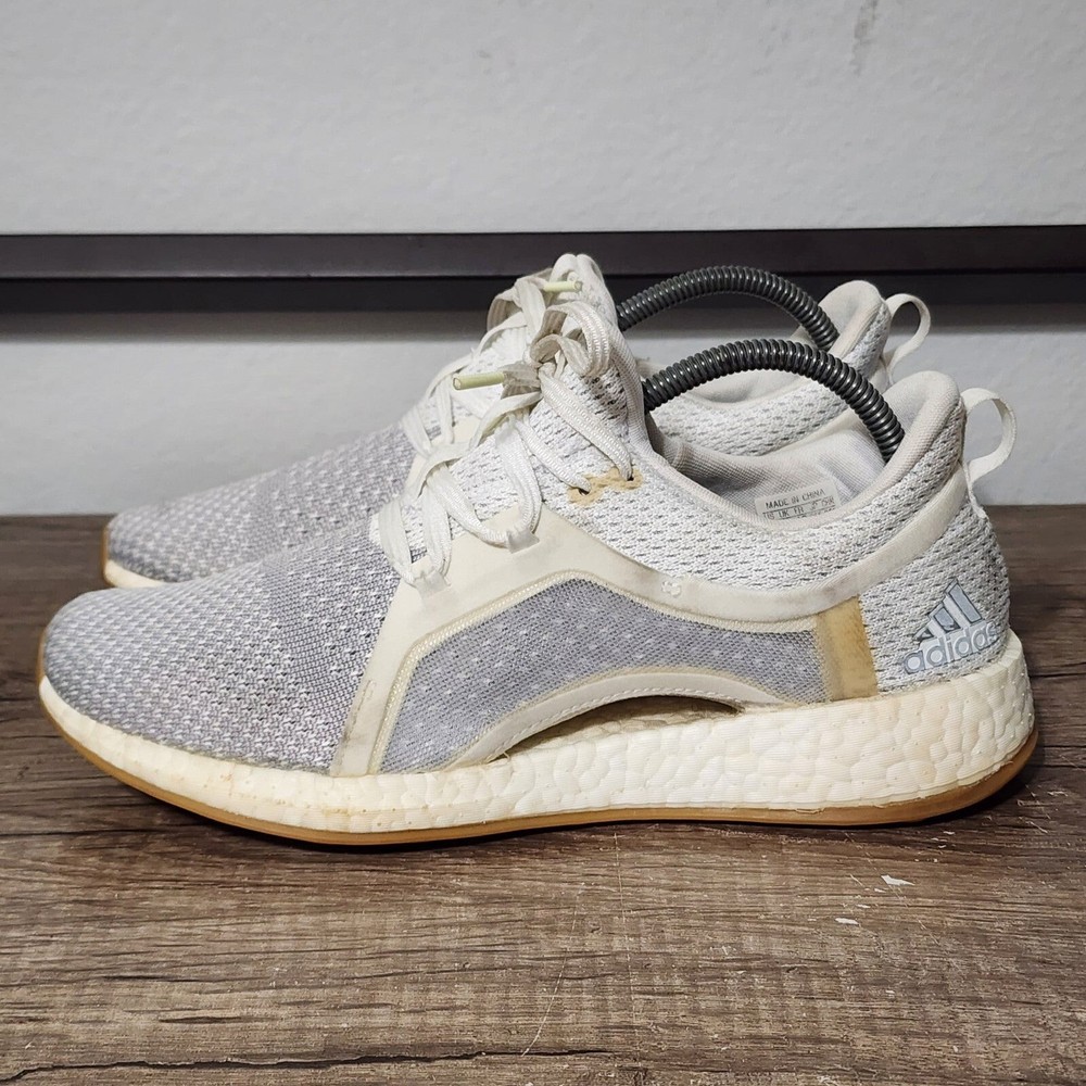 Adidas Pureboost x Clima Women's Athletic Running Gym Shoes Size 9.5 White