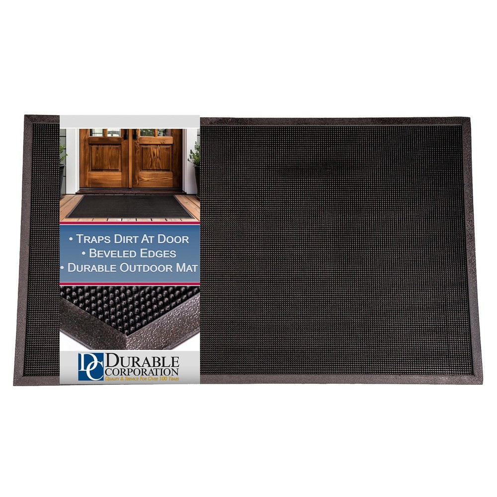 -396S3672 Heavy Duty Rubber Fingertip Outdoor Entrance Mat, 36