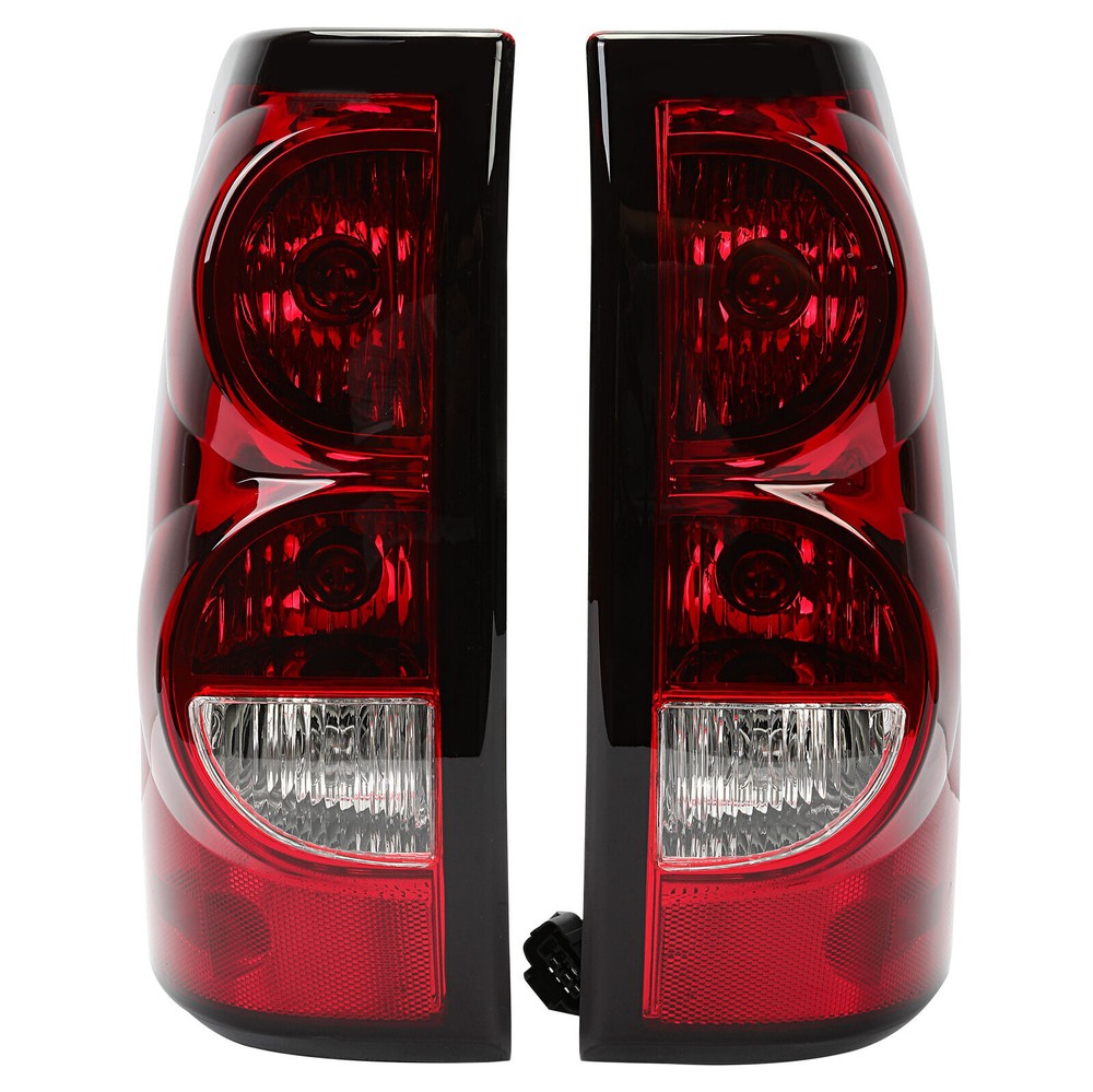 LH/RH/Pair Tail Lights Lamps W/ Bulbs For Chevy Silverado 1500 2500 3500 03-06