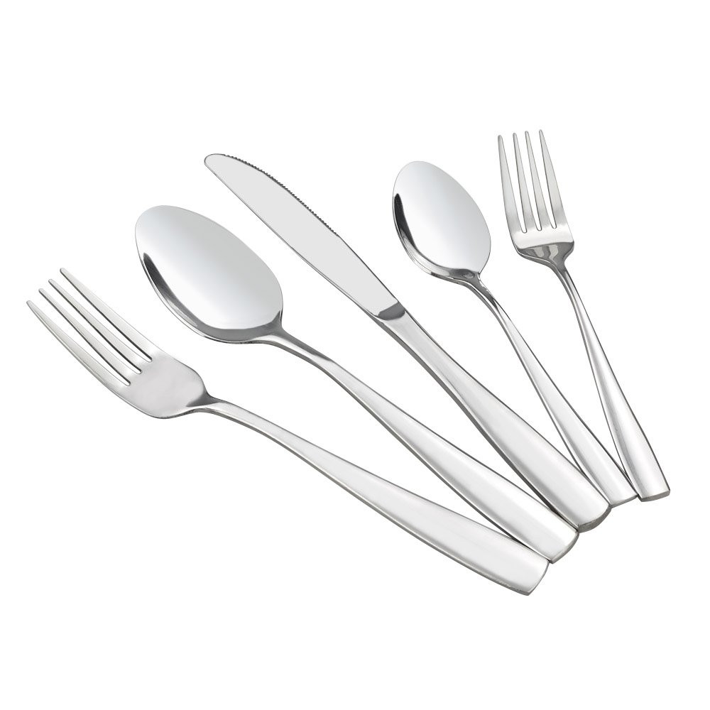 30-Piece Stainless Steel Flatware Set for 6, Durable Cutlery Collection