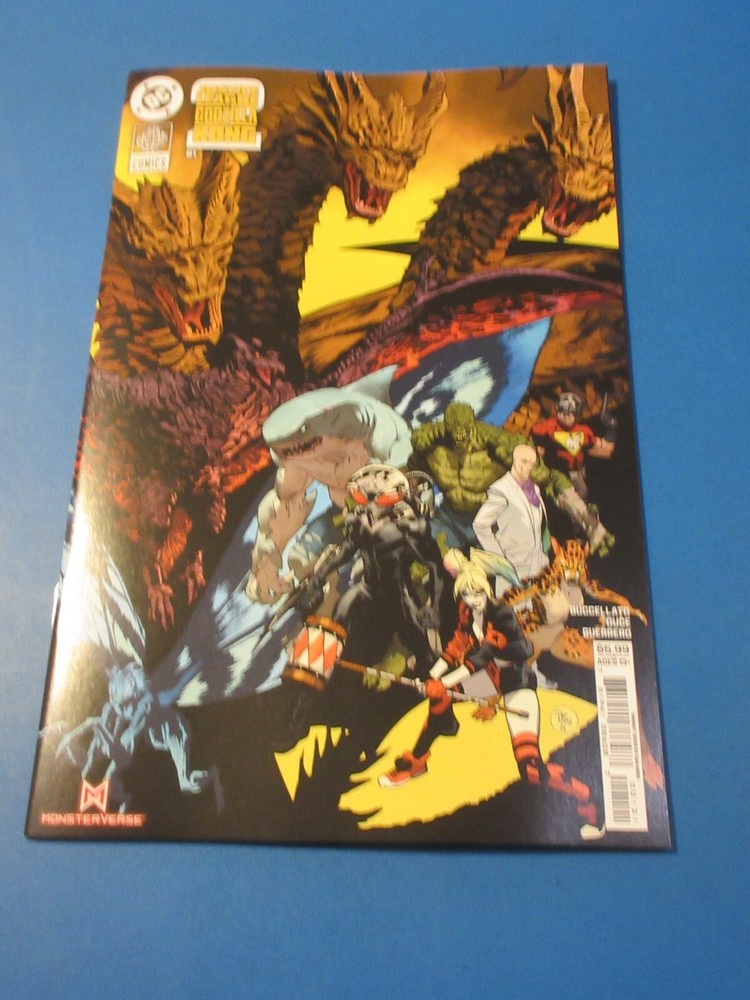 Justice League vs Godzilla vs Kong 2 Issue 1 NM Gem Wow Mora Variant