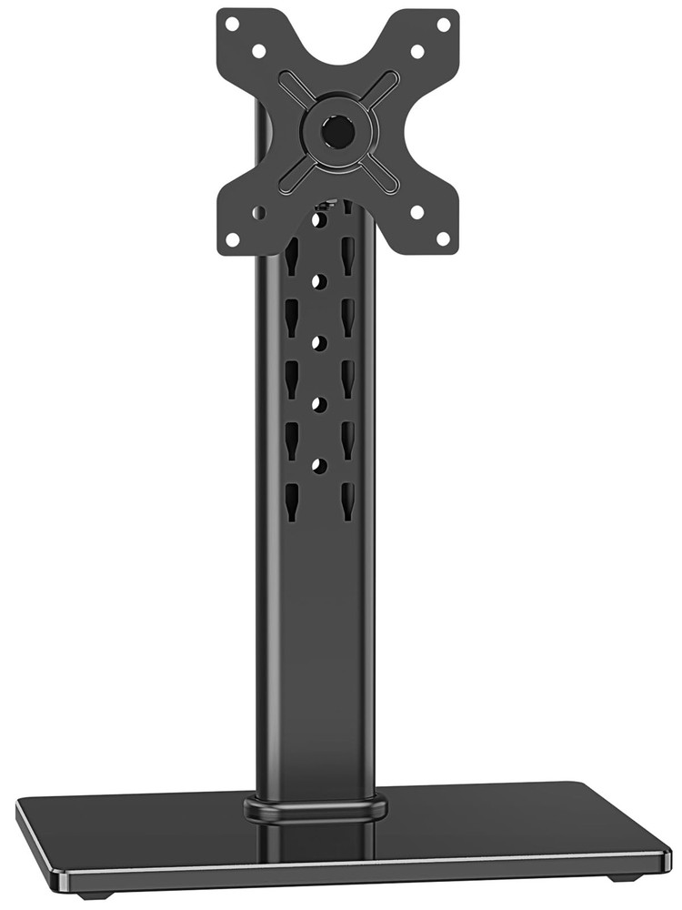 Single Monitor Stand Fits Max 32 inch Computer Screen Free Standing Monitor Desk