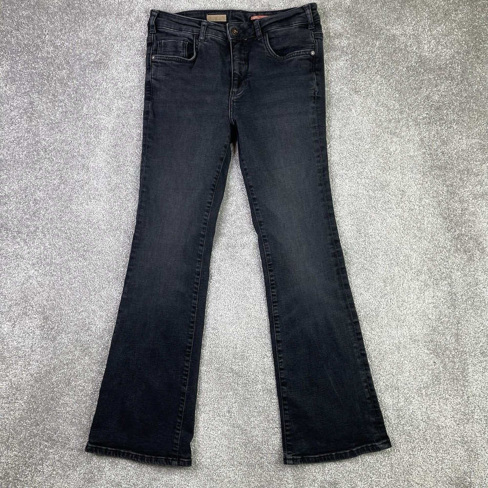 Pilcro Jeans Women’s 28 Black Bootcut Mid-Rise Stretch Denim Preppy Anthropolgie