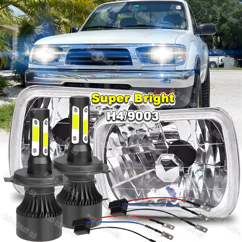 5x7 LED Headlights Hi Low Beam for 1982-1995 Toyota Pickup Hardbody Truck