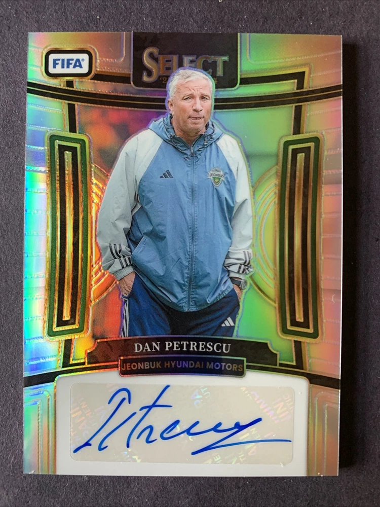 2023-24 Panini Select FIFA - Signatures #S-DP Dan Petrescu (AU)