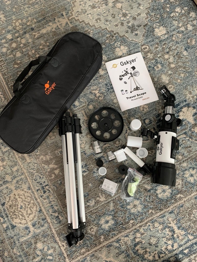 Telescope Beginner Set Look At The Moon And Other Planets With Tripod