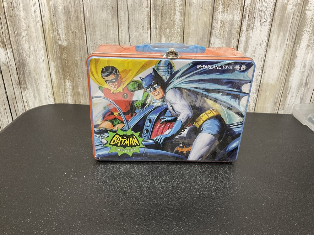 Brand New McFarlane Toys Batman 1966 Lunchbox 4 Pack  All Sealed- Lot 101