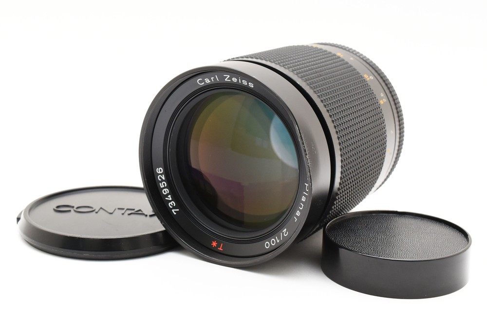 Carl Zeiss Planar T 100mm f2 MMJ Lens Exc+4 Japan