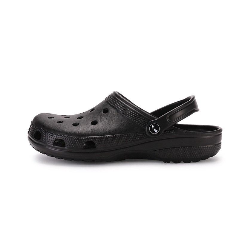 Crocs Classic Clog Black Unisex Slip On Sandals Lightweight Water Friendly