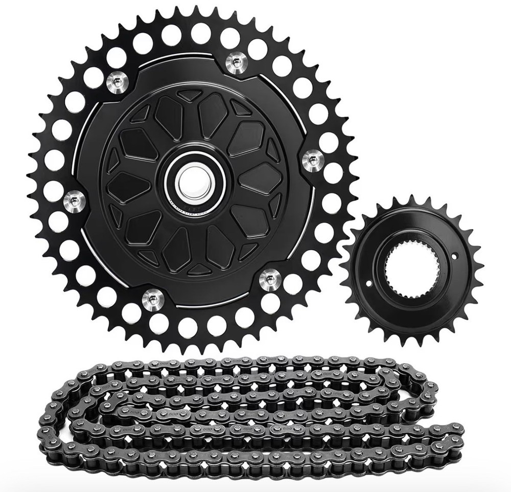 Belt to Chain Drive Conversion Kit Harley Touring 2009-up 25/53T M8