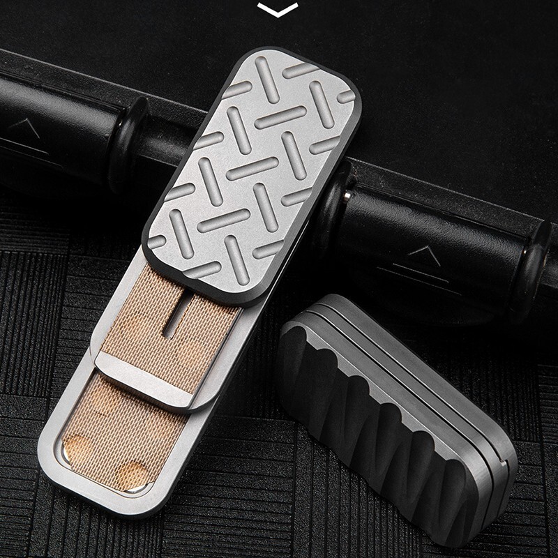 New Metal Fourth Gear Adult Boy Toys Click Press Coin Push Card Hand Fidget Toy