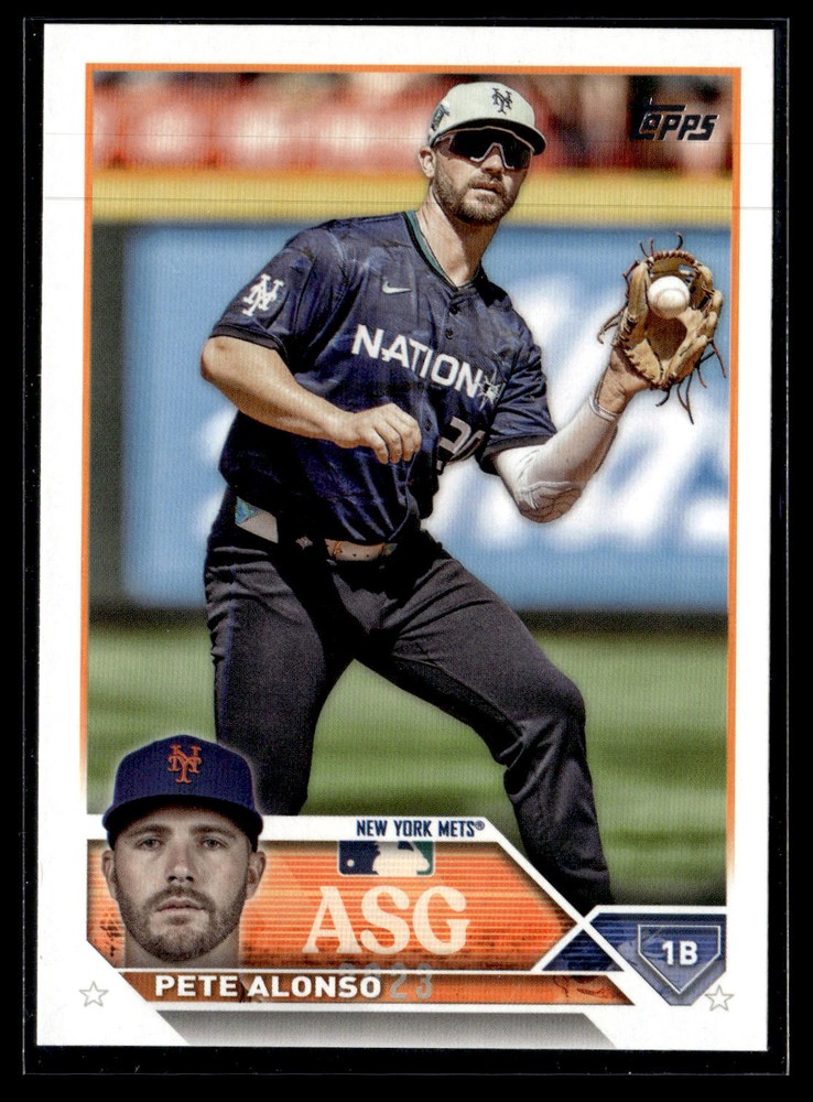 2023 Topps Update Pete Alonso #ASG-40 All-Star Game New York Mets Card