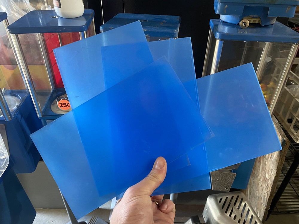 NEW 4 FOUR Clear Panels Oak Vista Eagle Astro Candy Vending Machine Window Globe