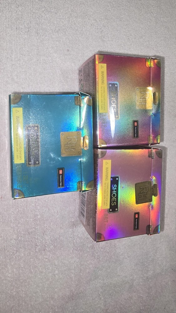 RAINBOW HIGH Doll LOT of 3. Accessories  Box  Shoes Sealed NEW!