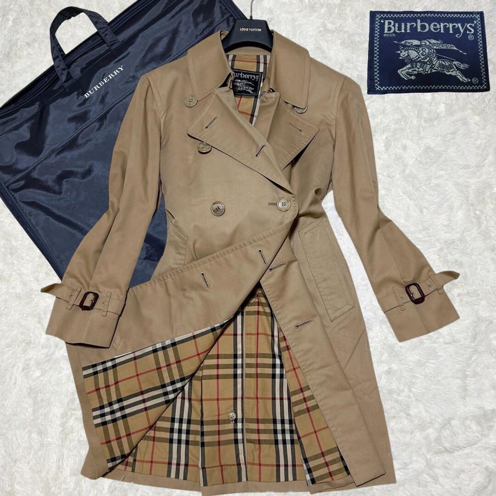 burberry trench coat  Made in England Tyrocken  nova check  From Japan