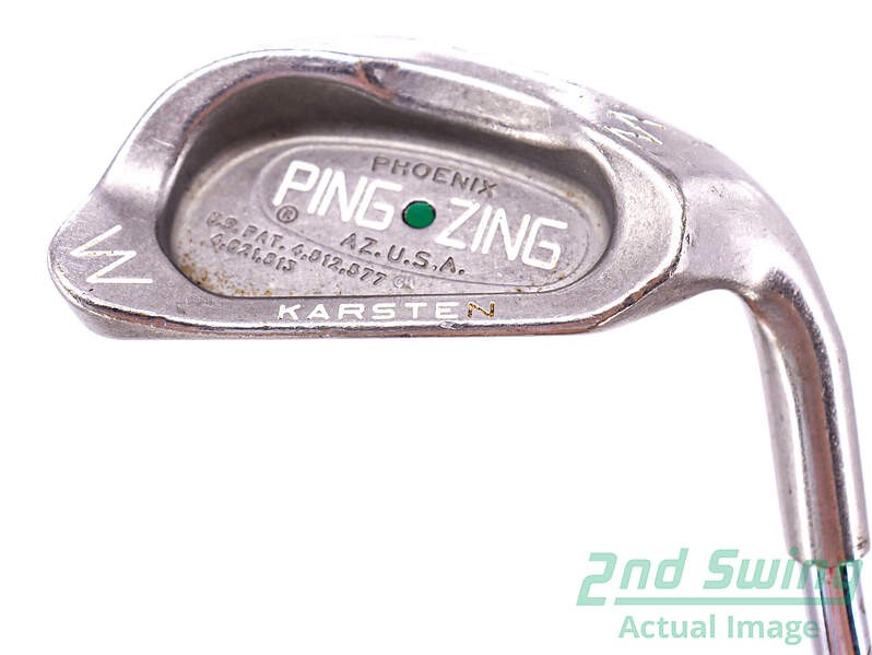 Ping Zing Single Iron PW Steel Stiff Right Green Dot 36.5in Pitching Wedge
