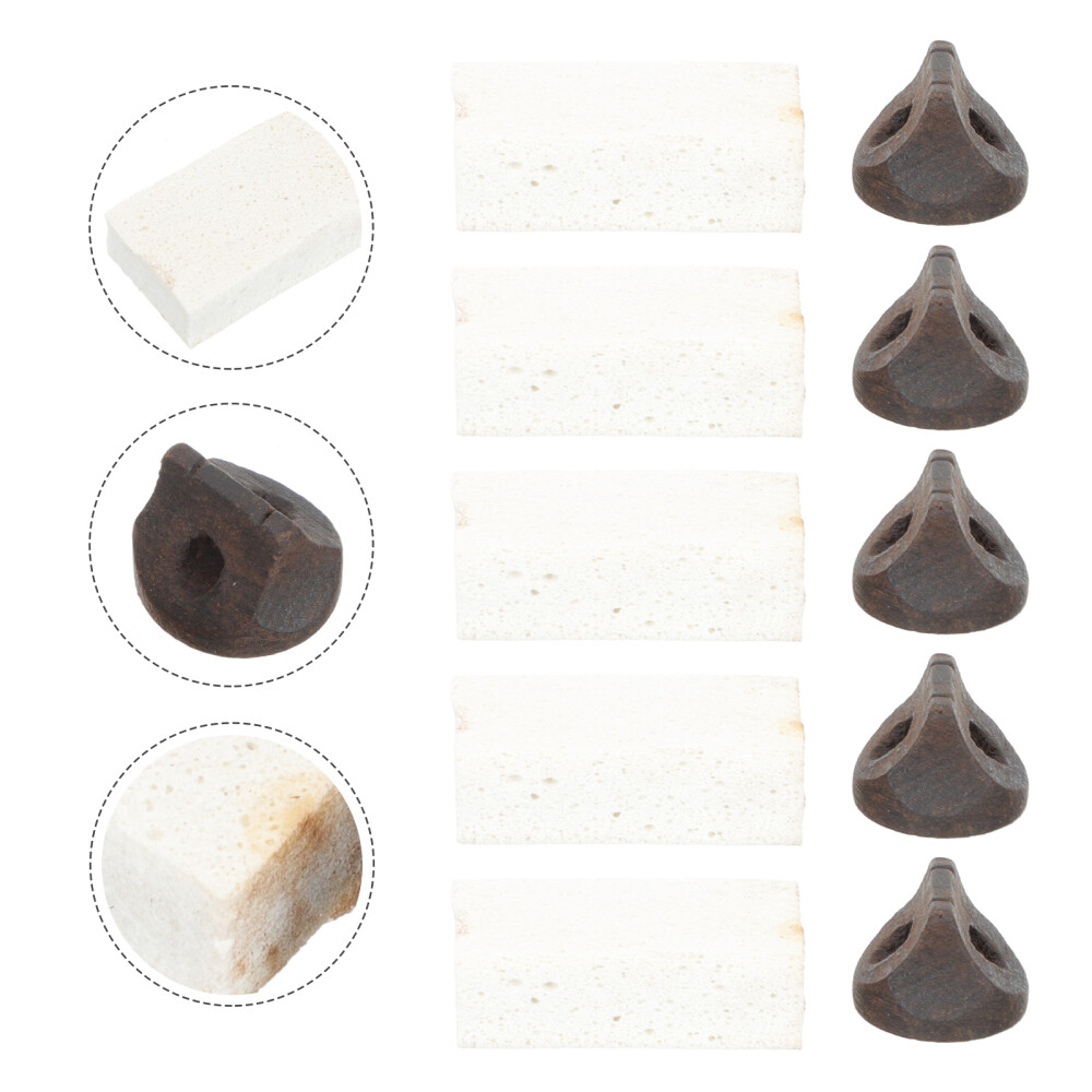 5 Sets Erhu Sordine Accessory Cleaning Pumice Stone for Stove Accessories