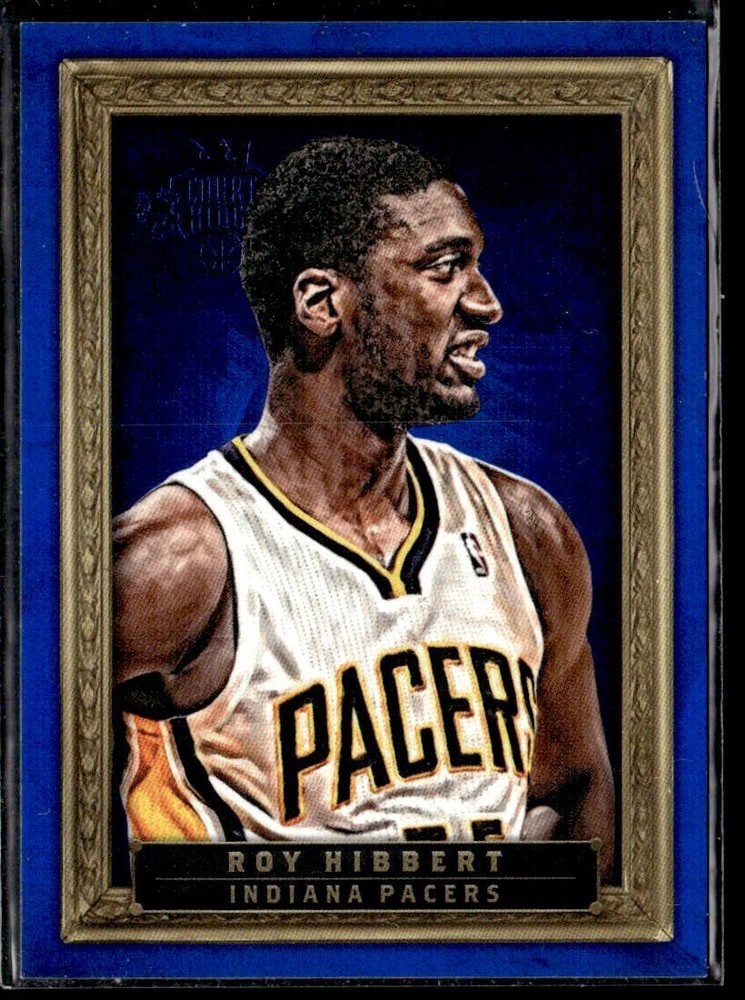 2013-14 Panini Court Kings Roy Hibbert Portraits Blue Frame /75 HS