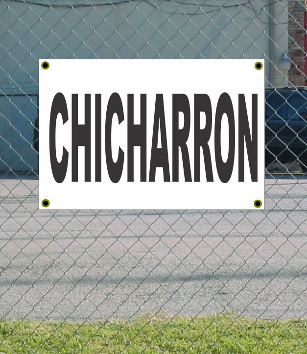 Black & White 2x3 Chicharron Banner Sign – New Discount Size and Affordable Price