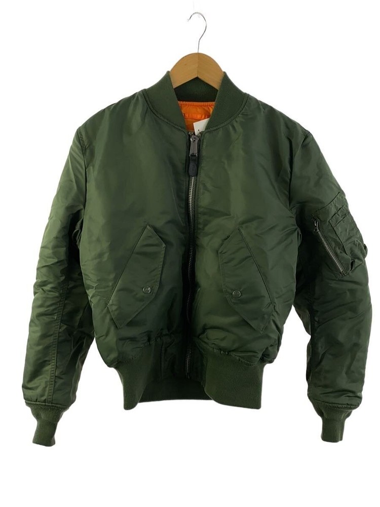 Valley Apparel/Flight Jacket/S/Nylon/Khk/Plain 3392