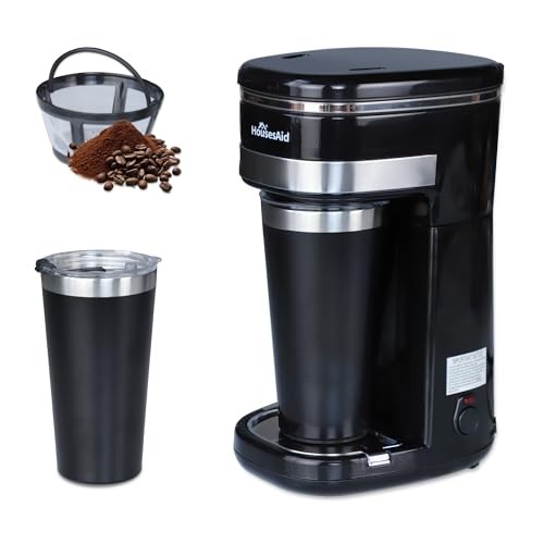 coffee machine, Single Serve Coffee Maker, One Cup Coffee Maker with Reusable