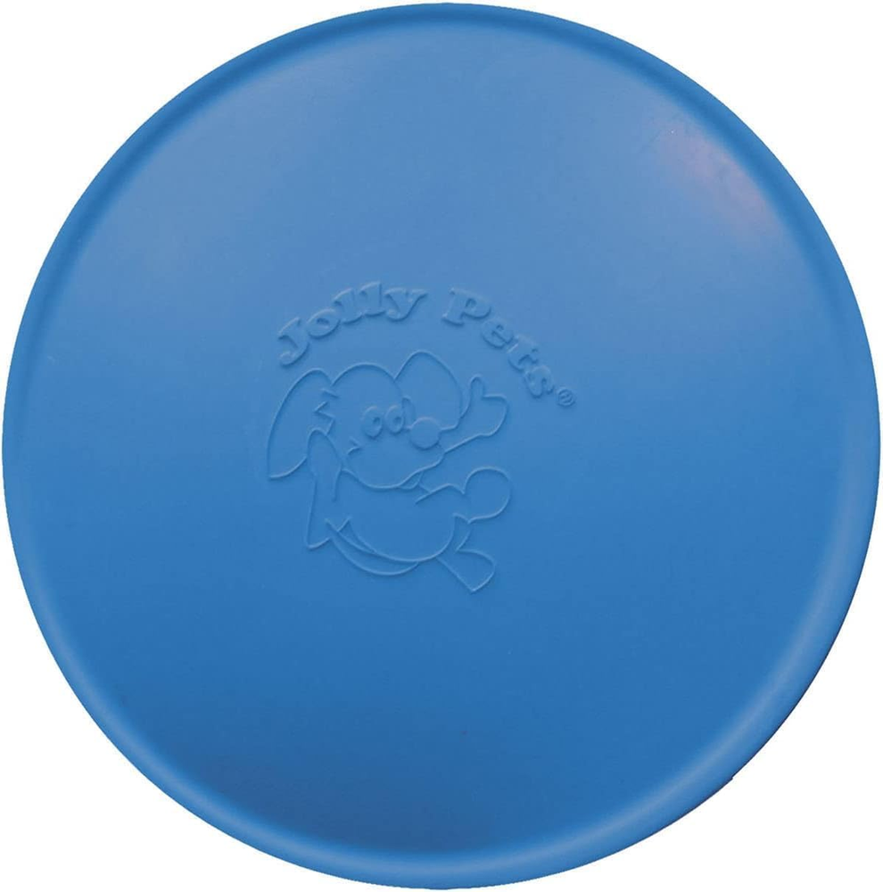 Flexible, Floating Flyer Dog Toy, Large/9.5-Inch Blue (195 BL)