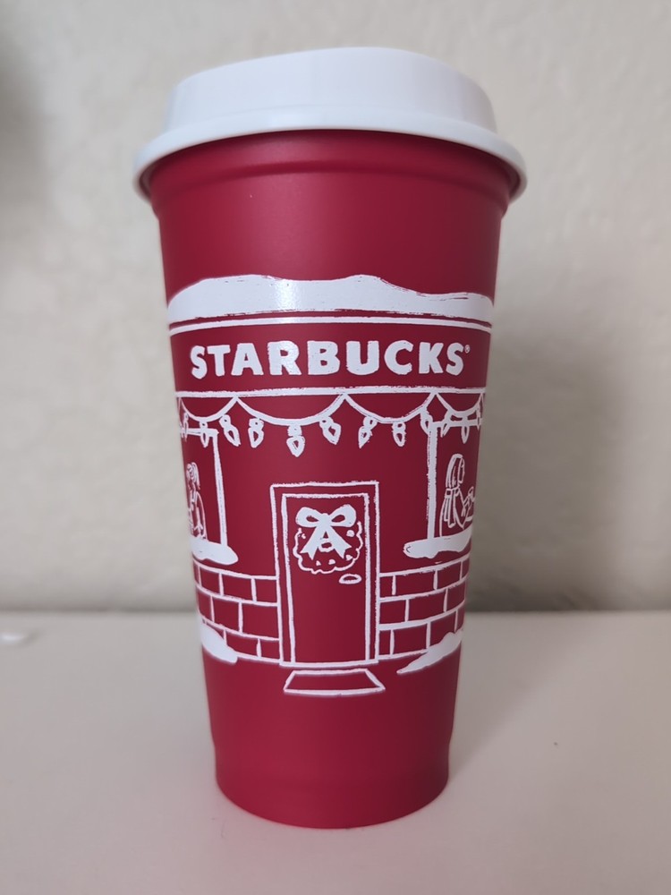 Starbucks 2025 Red Cup Day Holiday Christmas Reusable Coffee Cup 16oz New
