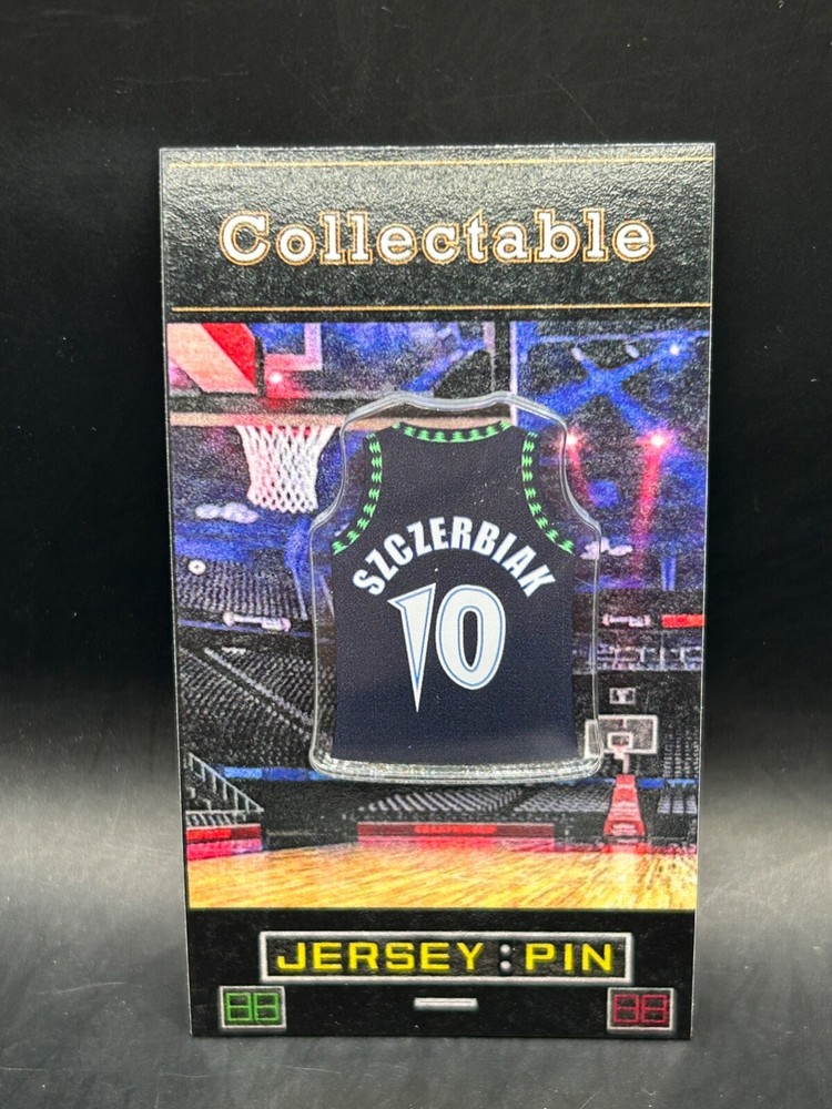 Minnesota Timberwolves Wally Szczerbiak jersey lapel pin-Classic Collectable