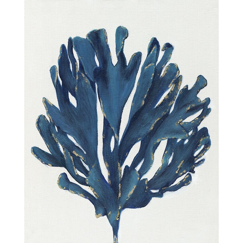 16 X 20 Blue Tree Oil Paint Wall Decor