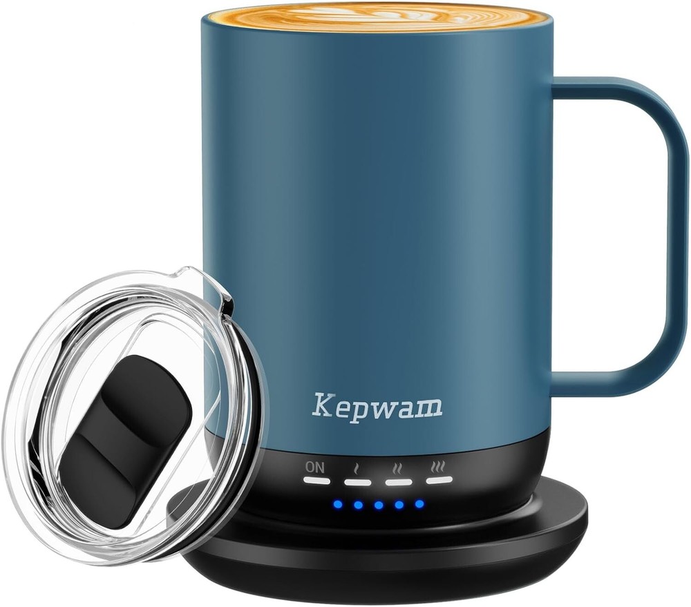 16oz Smart Temperature Control Coffee Mug - Touch & App Controlled Elegance